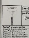 STERIS Raptor grasping device  00711177   Exp.2026-10  (AA42) Raptor grasping device