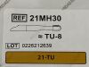 MEDTRONIC Midas Rex MR8 High-Speed Surgical Tool, Match Head Fluted Cutting Burr, 21cm x 3mm  21MH30   Exp.2028-05  (AA36) Midas Rex