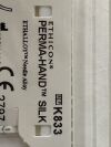 ETHICON Lot of 20 2-0 PERMA HAND BLACK 1X30" SH  K833   Exp.2025-08  (AA36) Perma-Hand Silk