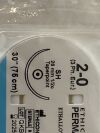 ETHICON Lot of 20 2-0 PERMA HAND BLACK 1X30" SH  K833   Exp.2025-08  (AA36) Perma-Hand Silk