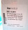 ICU MEDICAL CL3011 30" (76cm) 3.3ml, 20 Drop Admin Set w/Integrated ChemoLock Drip Chamber, Spiros w/Red Cap, Hangar (CA/50)