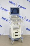 GE Logiq P5 Ultrasound System 5266264 W/  10L Linear Array Transducer Probe 2302650 - 209589 Monitor