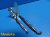 V. MUELLER Lot of 02 Assorted OB/GYN Retractors (Simon/Sims)