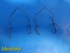 KATENA K1-8210 & K1-8230 Desmarres Retractors W/ Wire Lid Speculums