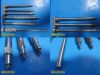 ZIMMER Harrington Spinal Instrument W/ Ratchet Distraction Rods,Hooks,Case