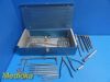 ZIMMER Harrington Spinal Instrument W/ Ratchet Distraction Rods,Hooks,Case