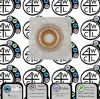 CONVATEC 411804 Sur-Fit Natura Moldable Durahesive Skin Barrier with Hydrocolloid Flexible Collar, Large 2-1/4 in 57mm. Box of 10 Each.