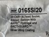 BARD Lot of 2 Foley Catheter Bardex I.C. 2-Way Standard Tip 5 cc Balloon 22 Fr.  0165SI20   Exp.2025-05  (T21) Bardex I.C.