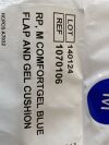 RESPIRONICS Lot of 4 ComfortGel Blue Flap & Gel Nasal Cushion  1070106  (AA50) RP M Comfort Gel Blue