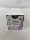 ETHICON VCP683G Coated Vicryl Plus Absorbable Braided Antibacterial Suture, Size 3-0, 18 in. Length, PS-1 Needle
