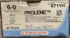 ETHICON Prolene 6-0  RB-2 needle  # 8711  exp. Aug. 2025 Sutures