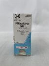 ETHICON A304H PERMA-HAND Silk Suture, SUTUPAK Pre-Cut Sutures in Labyrinth Package, Non-Absorbable, Black Braided 12-30" = 75cm, Size: 3-0