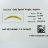 MEDDEV REF LL3006 Contour™ Gold Eyelid Weight Implant, WEIGHT 0.6 gm , EXP 2026/01