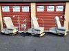 HERITAGE MEDICAL Sonobed 3 Section w New Creme Upholstery and Hand Control Ultrasound Table