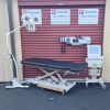 CLINTON Model 85300 Power Up Down Imaging Table w new Black Upholstery 1 Knock Out Ultrasound Table