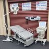 OAKWORKS Dual Tower w Foot Section, New Graphite Upholstery & Hand or Foot Controller w 2 knockouts Ultrasound Table