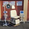 MPI Model 1233 w New Blue Denim Upholstery Power Base, Back & Trendelenburg & Hand Control Ultrasound Table