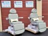 RITTER Midmark  with Tan Shell & New Blue Upholstery Exam Table