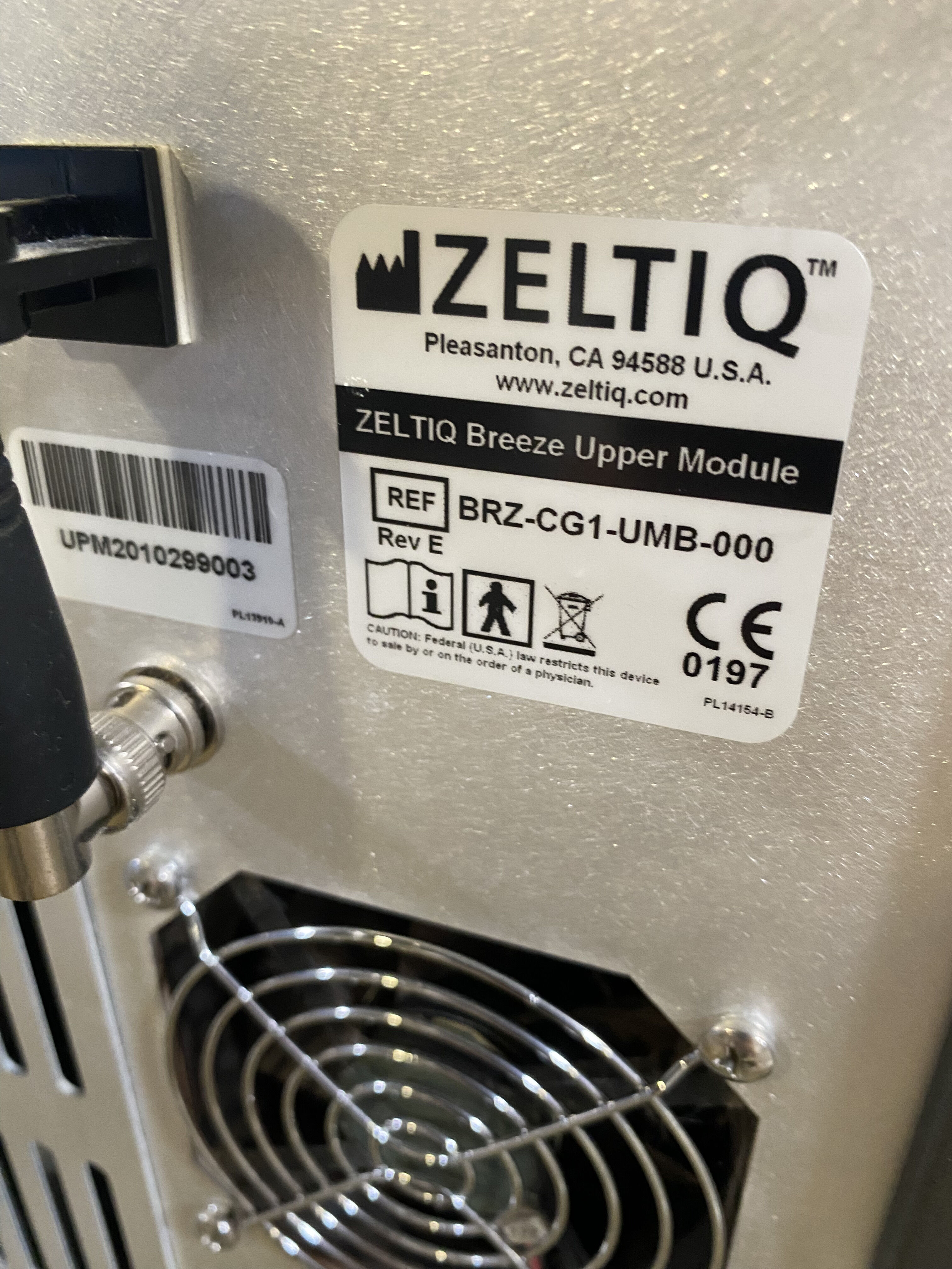 ZELTIQ Coolsculpting System