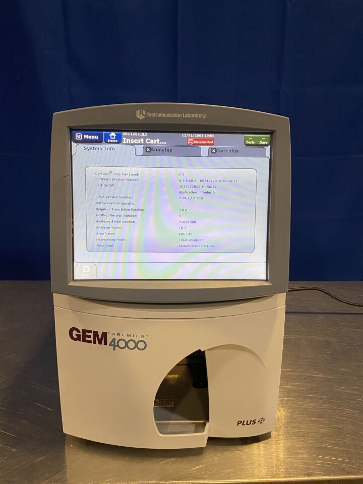 Gem Premier Blood Gas Analyzer at Inez Comer blog