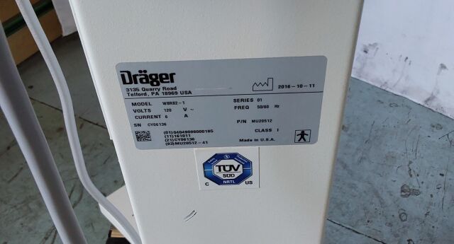 DRAGER WBR82-1 AIR-SHIELDS RESUSCITAIRE  Infant Incubator