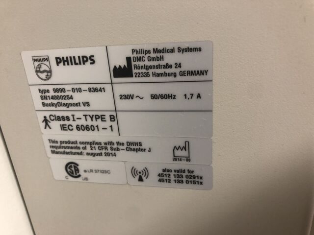 PHILIPS Digital Diagnost Rad Room