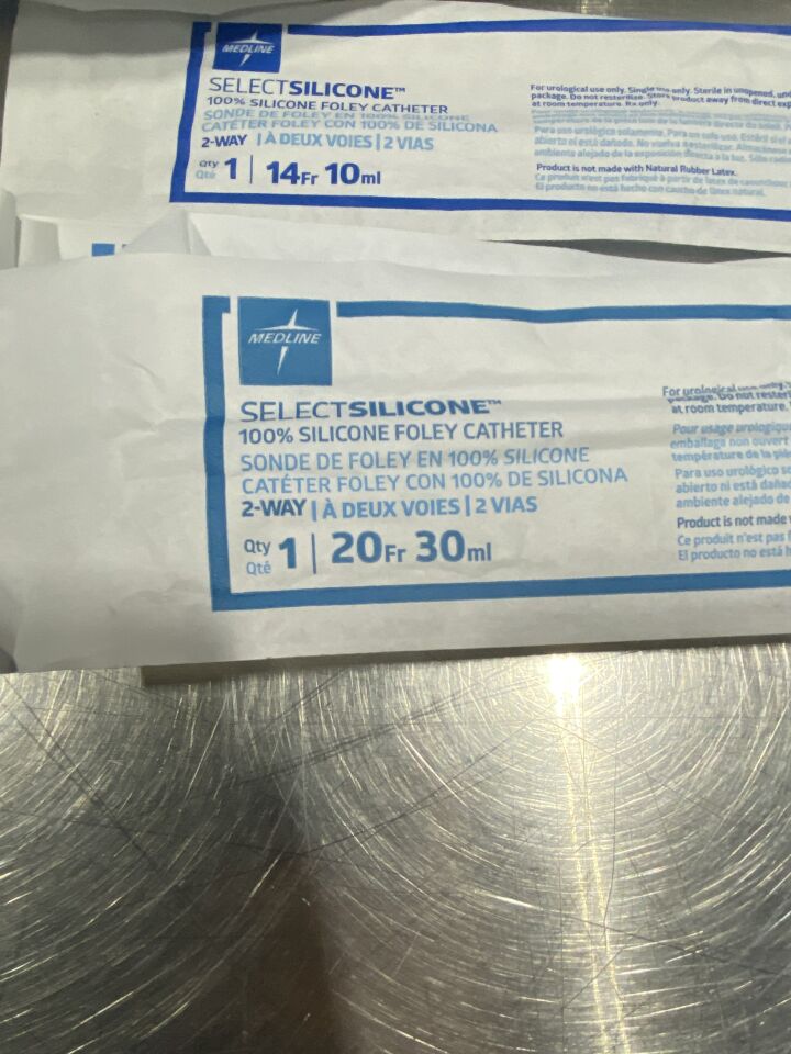 VARIOUS Silicone Foley Catheter, Specimen Trap