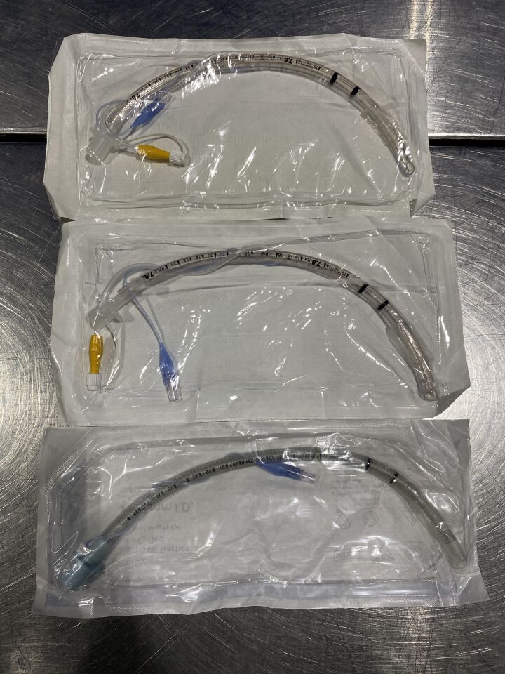 COVIDIEN Various Shiley Taperguard Evac Oral Tracheal Tube