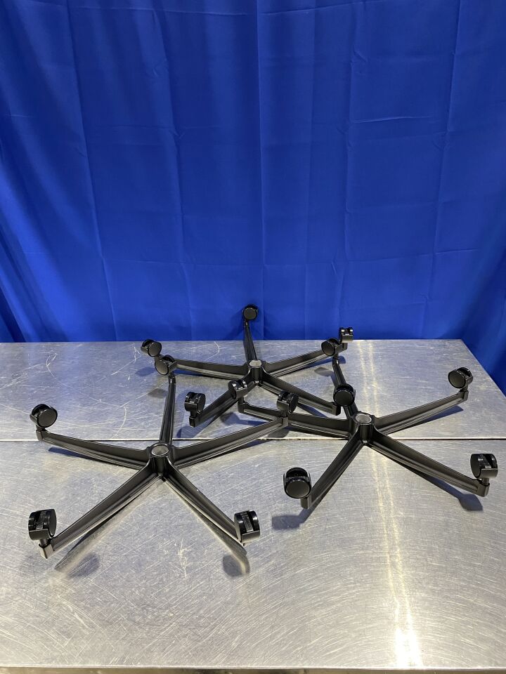 Rolling Base - Lot of 3 Monitor Stand