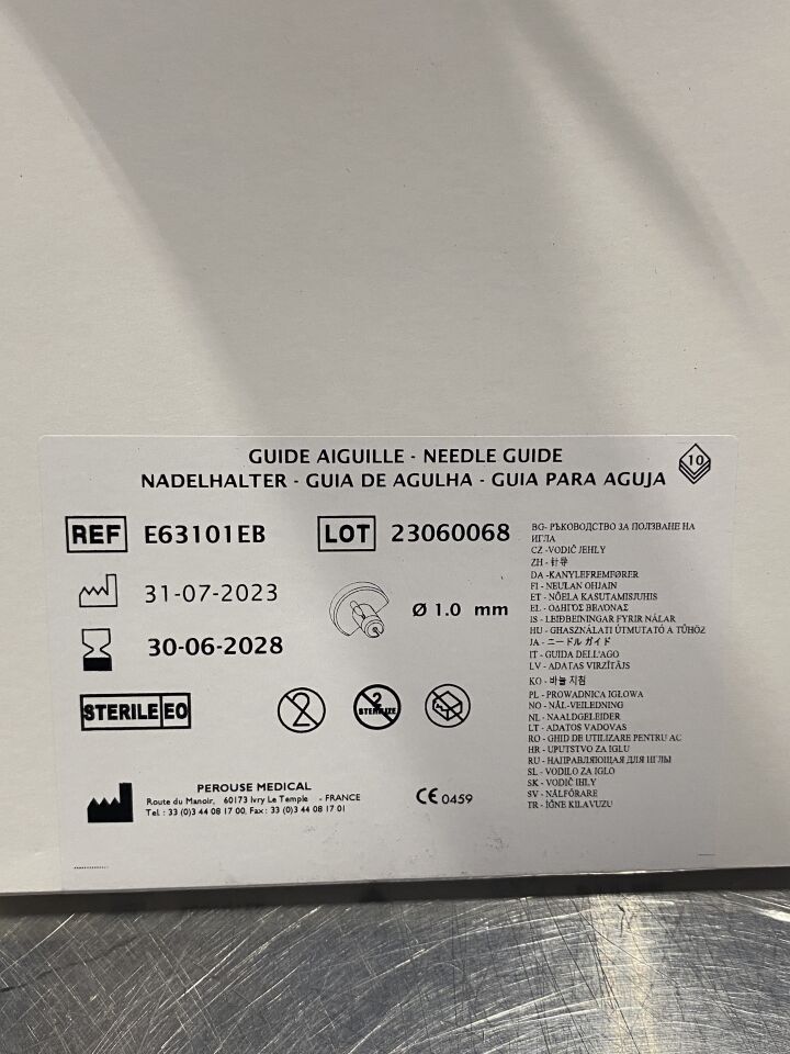 PEROUSE MEDICAL E63101EB Needle Guide