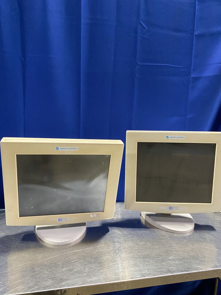 NDS / NIHON KOHDEN VI-SX18-04A - Lot of 2 Display Monitor