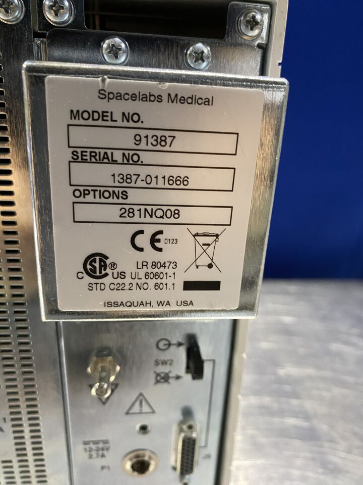 SPACELABS Ultraview SL 91387 Module Rack