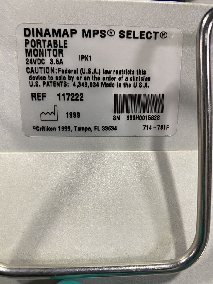 CRITIKON Dinamap MPS 117222 Monitor