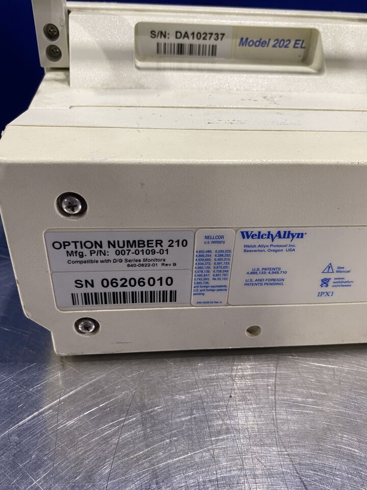 WELCH ALLYN Propaq Encore 202 EL Monitor
