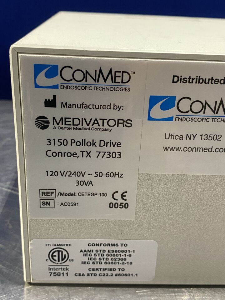 MEDIVATORS Beamer Pump CETEGP-100 Arthroscopy Pump