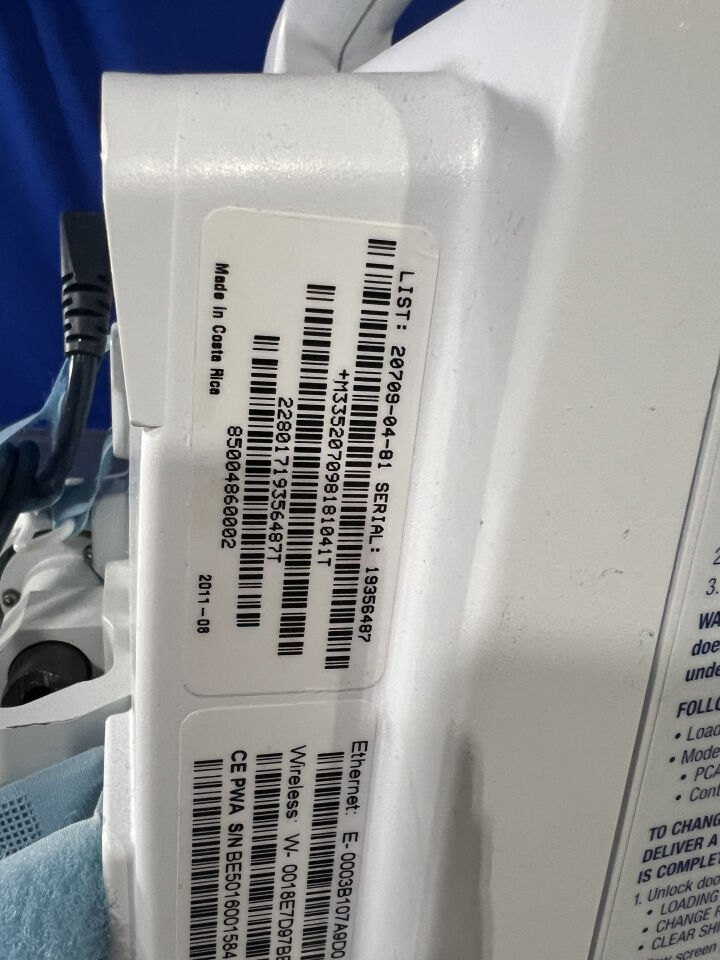 HOSPIRA Lifecare 20709-04-81 Pump IV Infusion