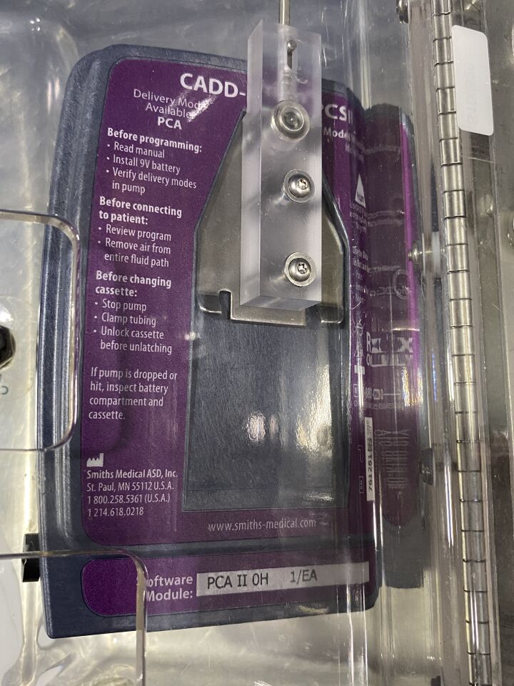 SMITHS MEDICAL Cadd Prism PCS II 6101 Pump IV Infusion