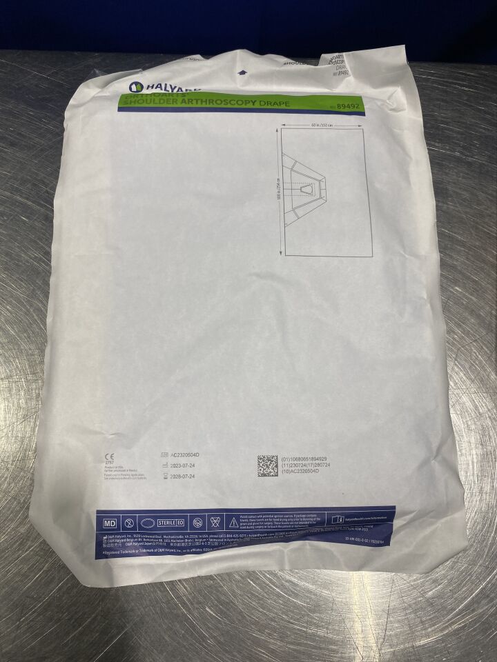 HALYARD Orthoarts Shoulder Arthroscopy Drape - Lot of 9