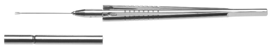 MDP MP 818-1 Vitreoretinal Forceps Serated Jaws-Straight, 1x2 teeth, 20g - Lot of 2