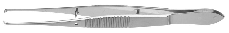 MDP MP 857-2 Lester Fixation Forceps – 3.75”, 1x2 Teeth - straight shafts, fine teeth set at 90° - Lot of 13