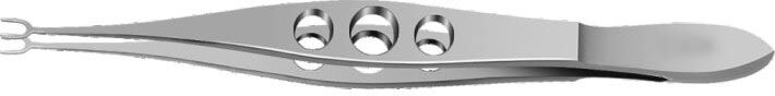 MDP MP 867-2 Bores Fixation Forceps - Straight with Catch