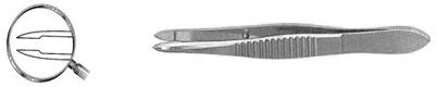 MDP MP 879 Beer Cilia Forceps - 4mm wide - Lot of 8