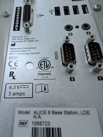 PHILIPS/RESPIRONICS Alice 6 LDe Diagnostic Set