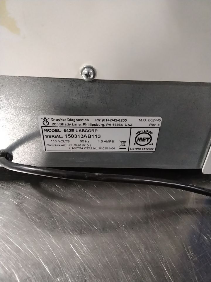 DRUCKER Horizon 642E Centrifuge