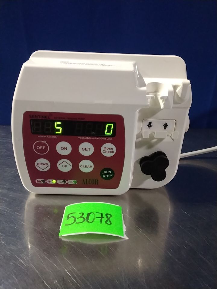 ALCOR SCIENTIFIC S-1000-SI SENTINEL Enteral Feeding Pump