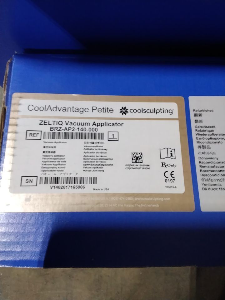 ZELTIQ AESTHETICS, INC. BRZ-CG1-BAM-110 Coolsculpting unit