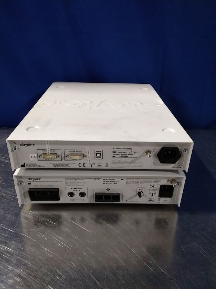 STRYKER 0240030971 & 277-200-100 HDTV TRANSMITTER & WIRELESS UNIVERSAL FOOT-CONTROL