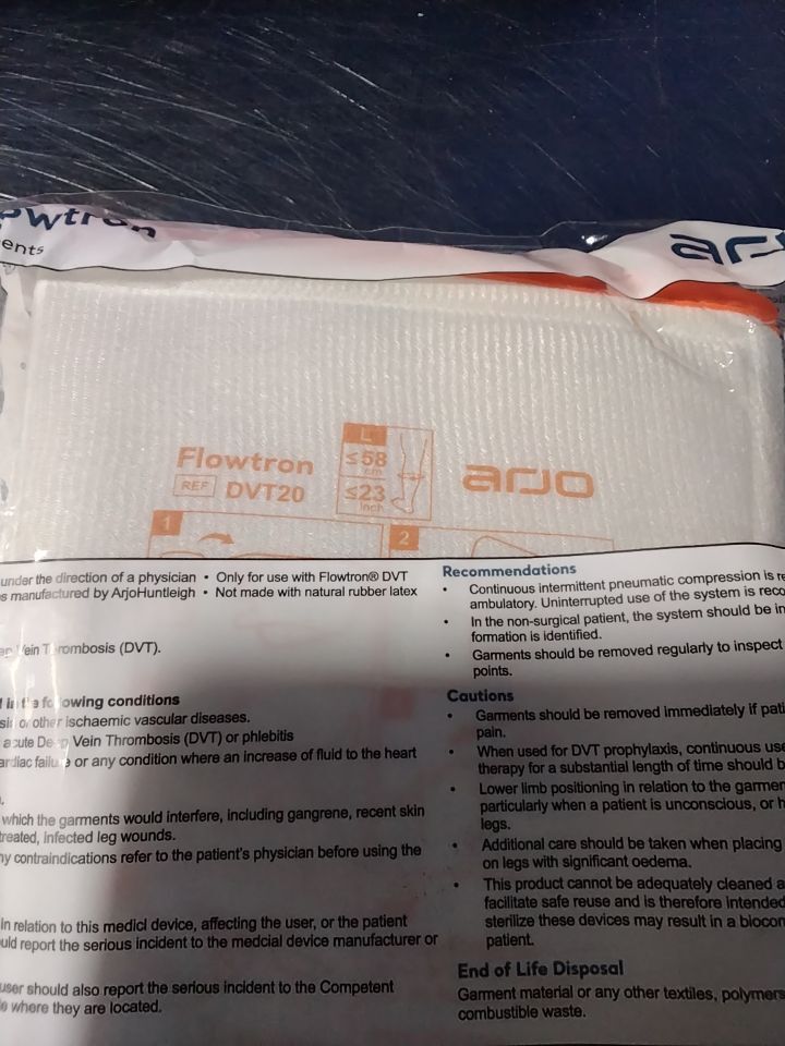 ARJO Flowtron Pneumatic Compression Sleeves