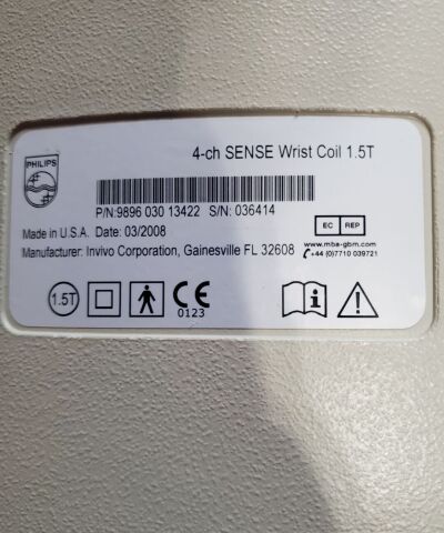 PHILIPS SENSE WRIST COIL 1.5T 4CH by Philips Healthcare MRI Coil