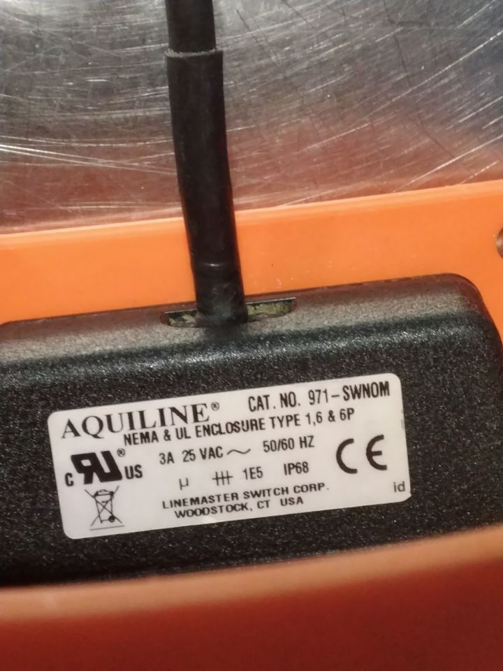 LINEMASTER SWITCH CORP. AQUILINE 971-SWNOM Foot Switch